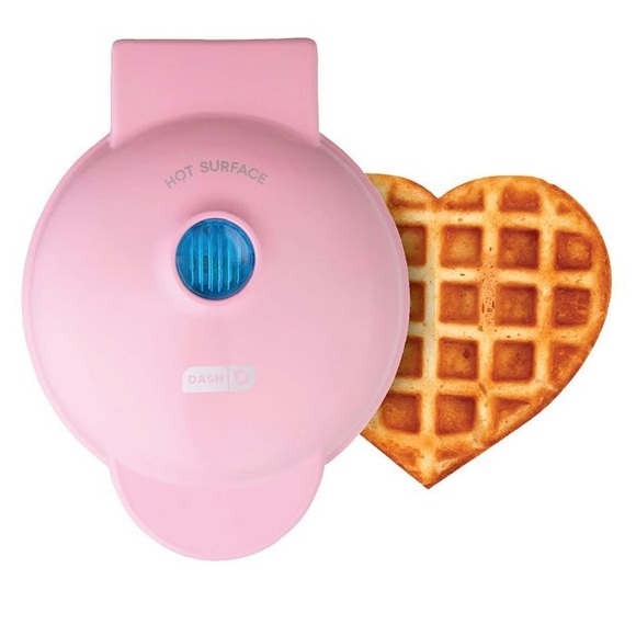 Other - Dash Pink Heart Mini Waffle Maker Valentine’s Nwt
